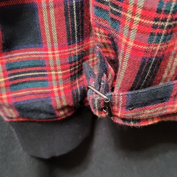 Vans Black/Red Plaid Bomber Jacket XL - Picture 5 of 7